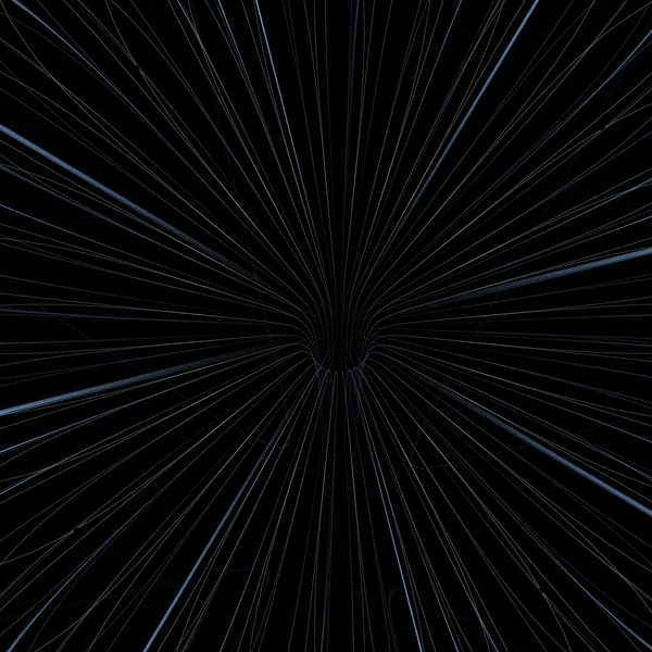 Siyah arka plan üzerinde sonsuzluk fractal — Stok fotoğraf