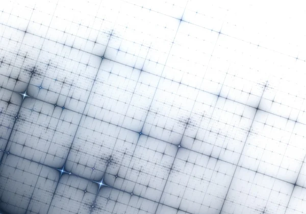 Résumé numérique fractal bleu art perspective — Photo