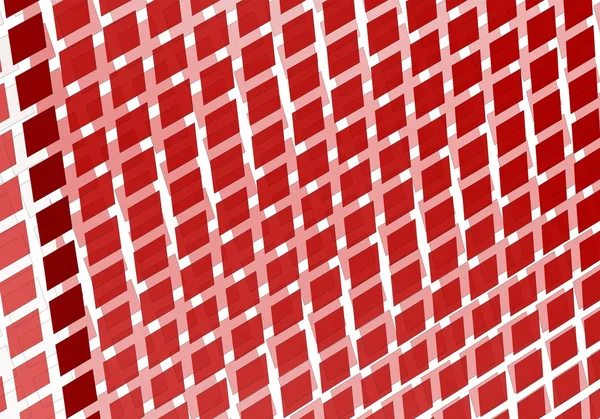 Perspectiva abstracta del arte rojo cuadrado fractal digital —  Fotos de Stock
