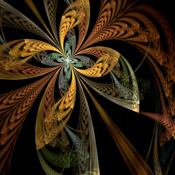 Patrón de flor fractal colorido —  Fotos de Stock