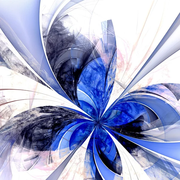simetrik fraktal çiçek, yaratıcı grafik için dijital sanat