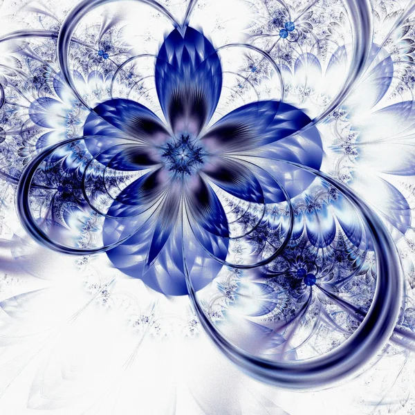 Kleurrijke fractal bloemenpatroon — Stockfoto