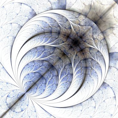 simetrik altın fraktal çiçek