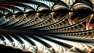 simetrik fraktal çiçek, yaratıcı grafik için dijital sanat 