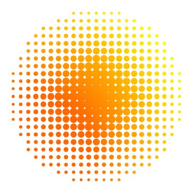 Güneş noktalı resim