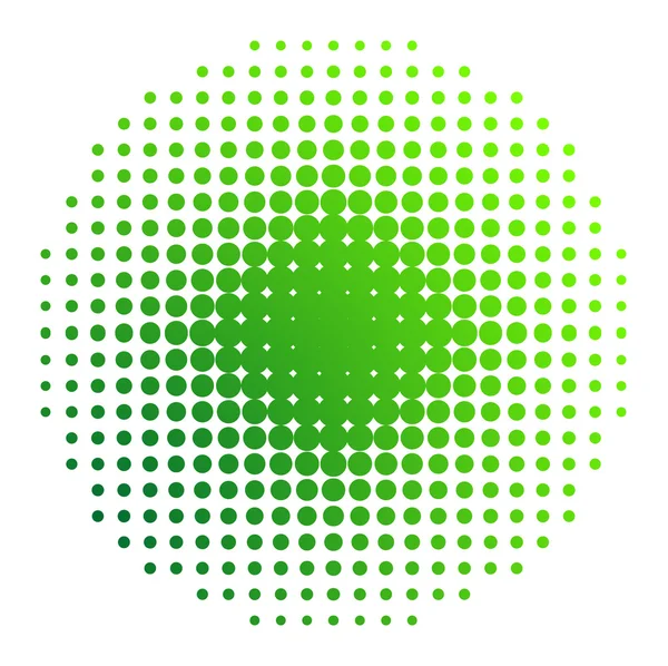 Zelený polotónování — Stockový vektor