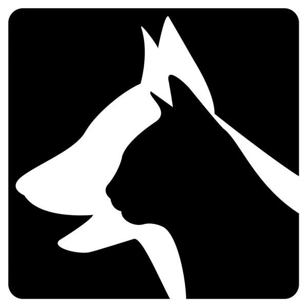 Állat-egészségügyi logó — Stock Vector