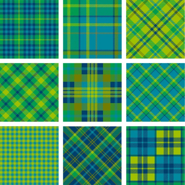 Tartan seti — Stok Vektör