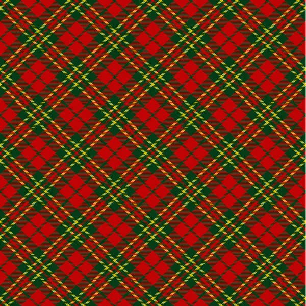 X-mas modello tartan senza cuciture — Vettoriale Stock