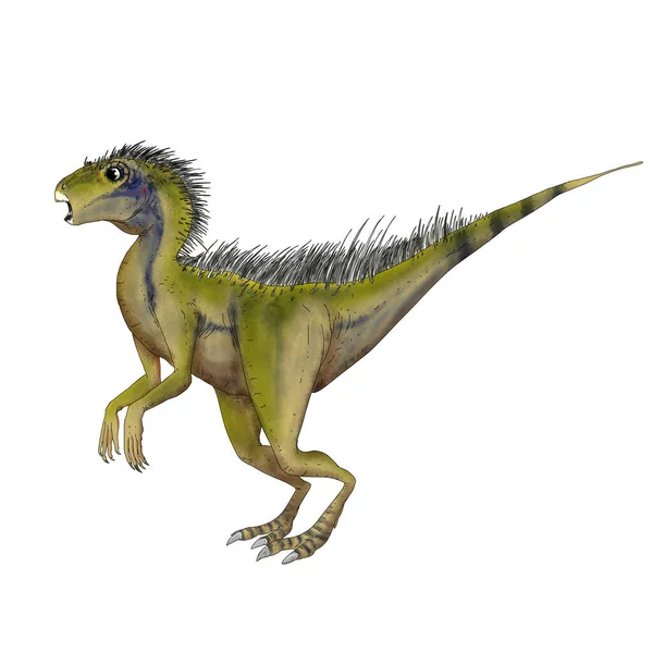 ペゴマスタクス種の恐竜のリアルなイラスト — ストック写真