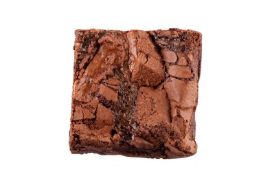 delicious delicious of chocolate cake isolated on white background