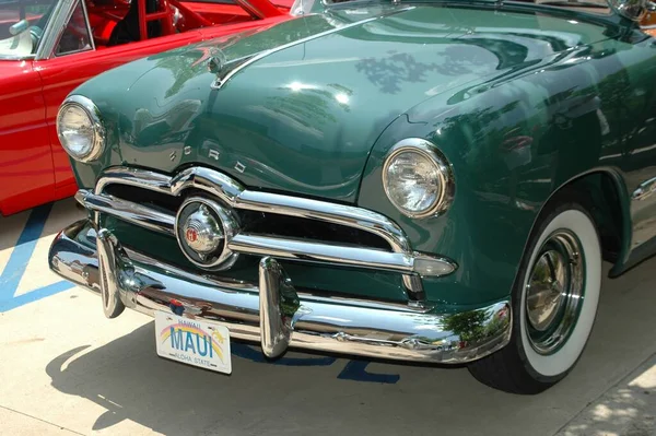 1950 자동차 쇼에서 자동차 플로리다 — 스톡 사진