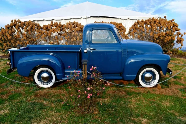 Vintage Pickup Truck Parked Dahlonega Florida Background — Stockfoto
