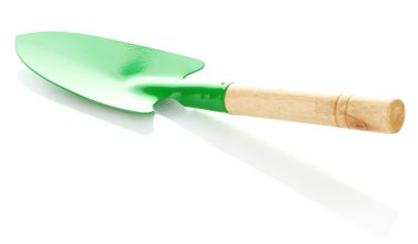 beyaz izole bahçe malası