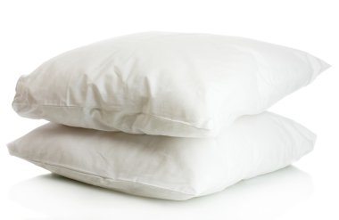 pillows isolated on white clipart
