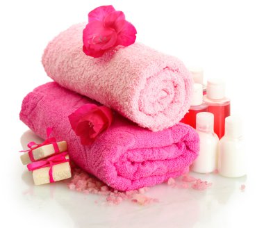 güzel spa ayarı, beyaz izole