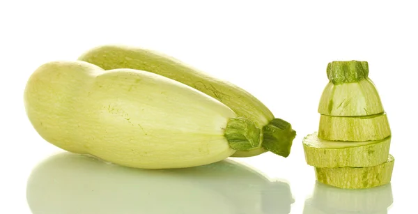 Affettato zucca isolato su bianco — Foto Stock