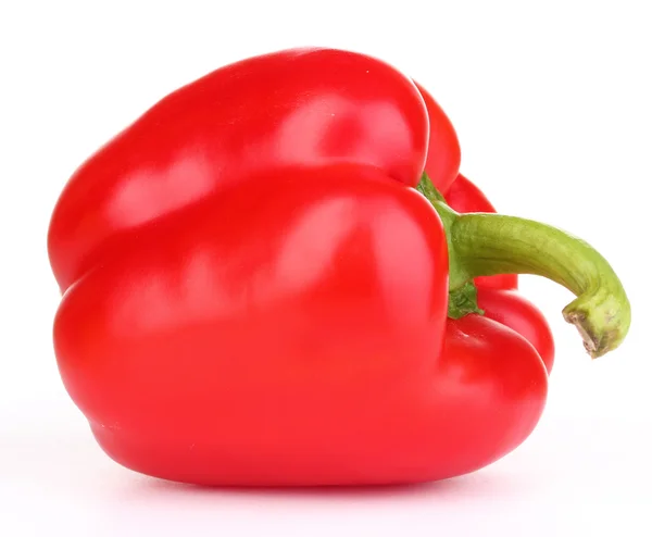 Smakelijke peper geïsoleerd op wit — Stockfoto
