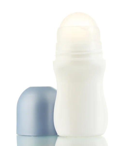 Valkoisella eristetty deodorantti — kuvapankkivalokuva