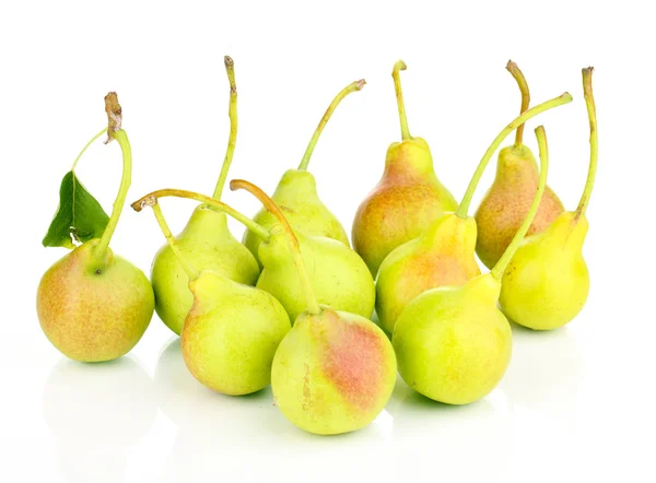 Ripe pears isolated on white — Stock Photo, Image