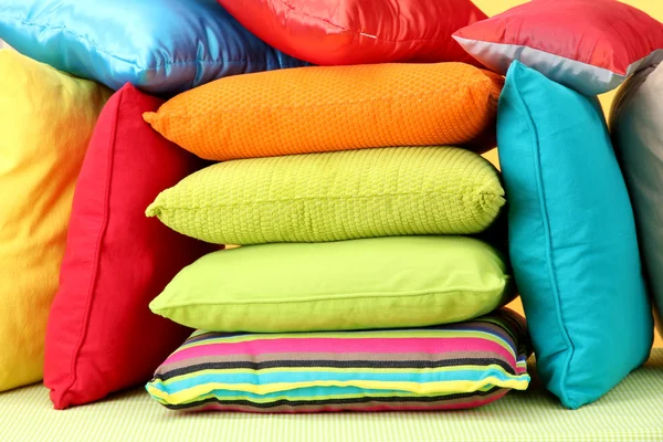 Colorful pillows closeup — Stock Photo, Image