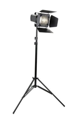 Stüdyo aydınlatma beyaz izole