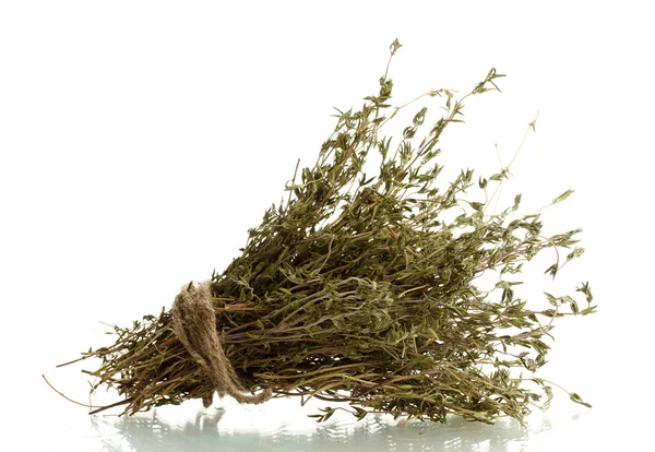 Сушена трава, ізольована на білому — стокове фото