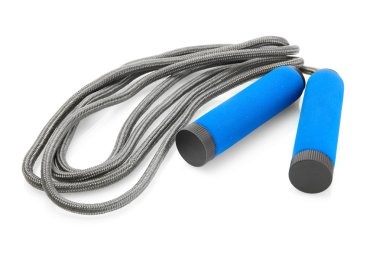 beyaz izole ip atlama