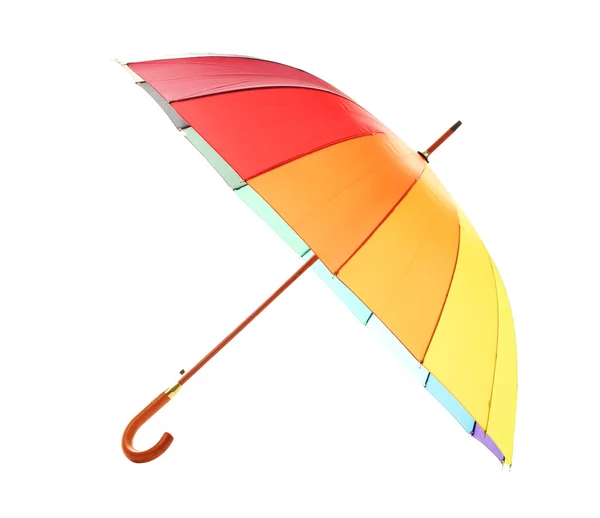 Parapluie coloré, isolé sur blanc — Photo