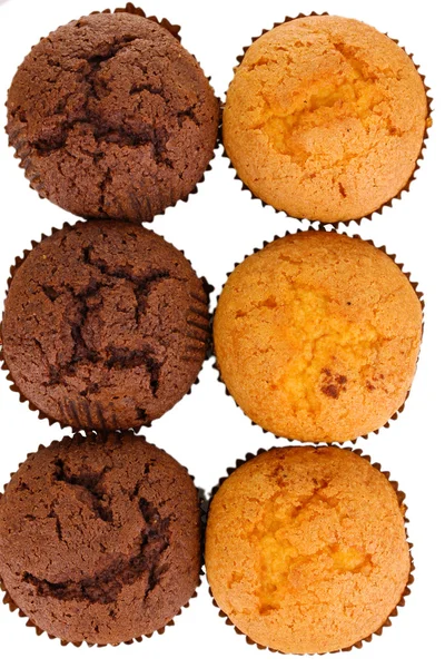 Färska muffins närbild — Stockfoto