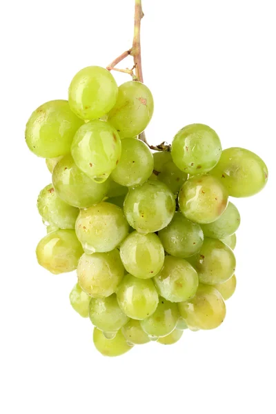 Pyszne dojrzałe kiść winogron na białym tle — Zdjęcie stockowe