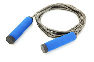 beyaz izole ip atlama