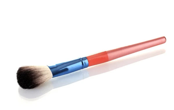 Make-up brush isolated on white — Stock Photo, Image