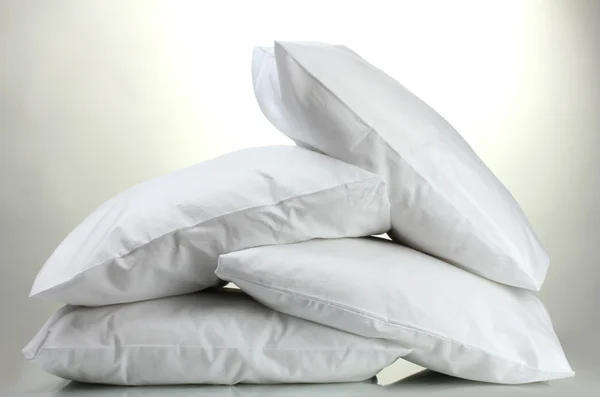 Pillows, on grey background — Stock Photo, Image