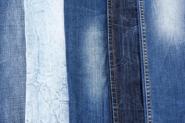 Veel jeans close-up — Stockfoto