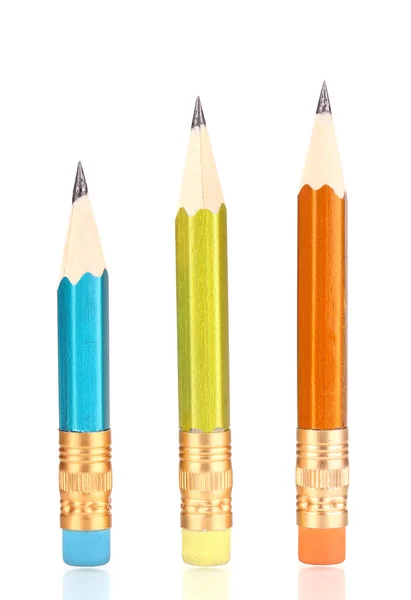 Lead pencils isolated on white — Stock Photo, Image