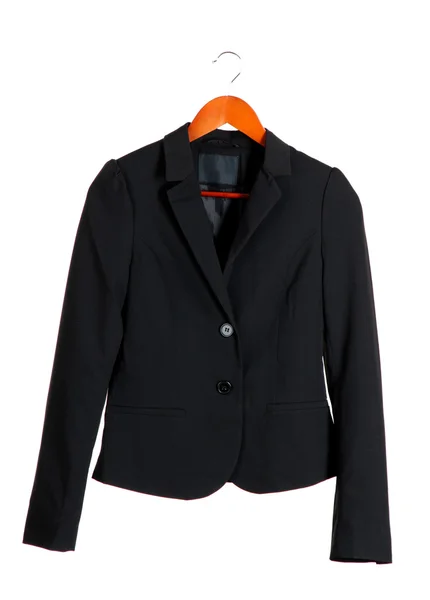 Women's black classic jacket — Stock Photo, Image