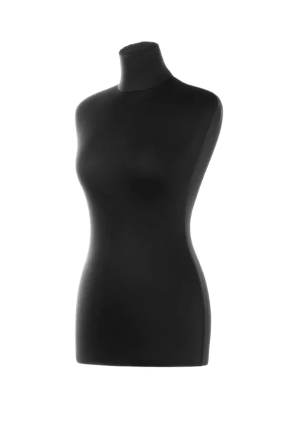 Empty black mannequin isolated on white — Stock Photo, Image
