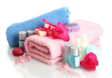 güzel spa ayarı, beyaz izole