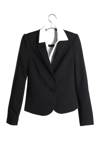 Women's black classic jacket — Stock Photo, Image