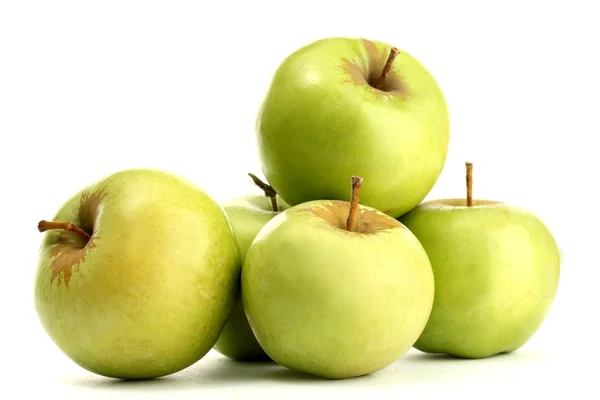 Söta äpplen, isolerad på vit — Stockfoto