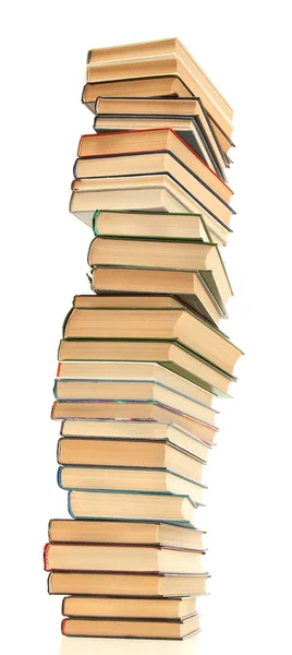 Libros antiguos aislados en blanco — Foto de Stock