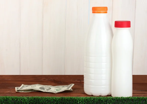 Concept of delivery milk — Stock Photo, Image