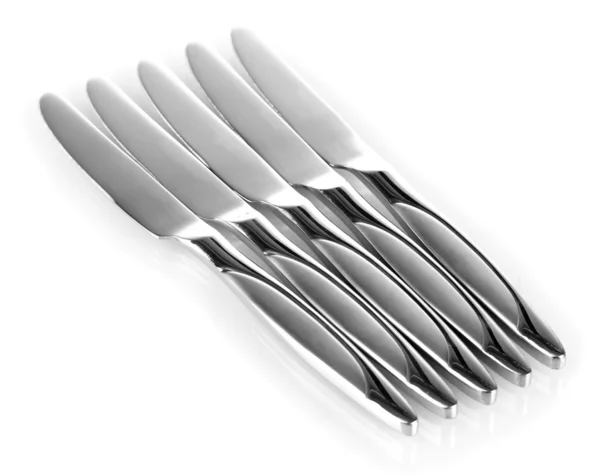Sada nožů izolovaných na bílém — Stock fotografie