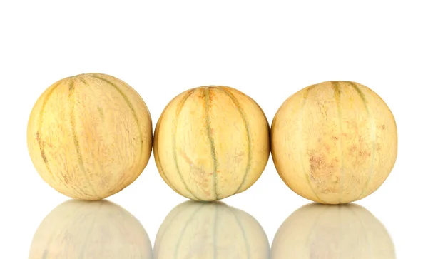 Sweet melons isolated on white background — Stock Photo, Image