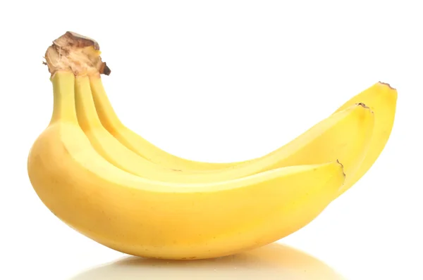 Bunch av bananer isolerad på vitt — Stockfoto