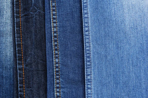 Viele Jeans Nahaufnahmen — Stockfoto