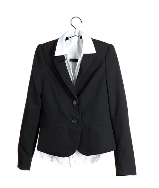 Women's black classic jacket — Stock Photo, Image