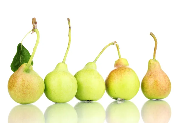 Ripe pears isolated on white — Stock Photo, Image