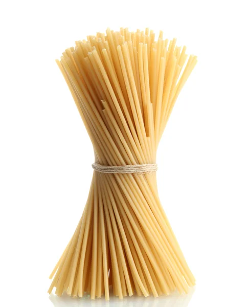 Bunch of spaghetti, isolated on white — Stok fotoğraf